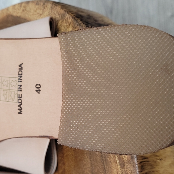 NWTs Free People Vicente Slide Sandal in Natural; Size 40 (10 US) - Picture 11 of 16